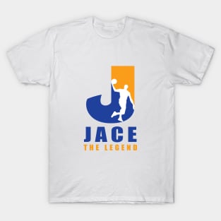 Jace Custom Player Basketball Your Name The Legend T-Shirt